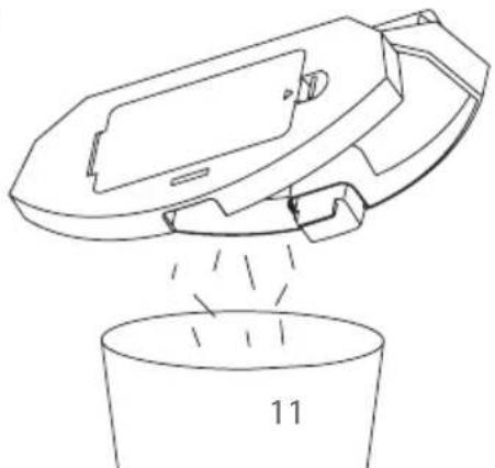 BLAUPUNKT Bluebot XVAC - STAUBKASTEN UND FILTERSIEB (Regelmaig reinigen) - 2