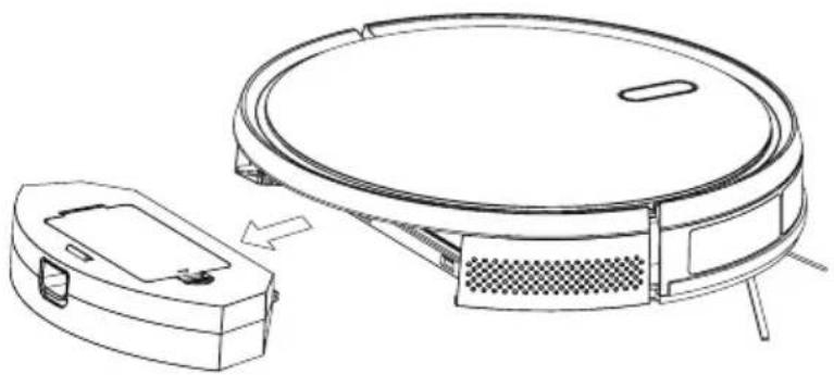 BLAUPUNKT Bluebot XVAC - STAUBKASTEN UND FILTERSIEB (Regelmaig reinigen) - 1