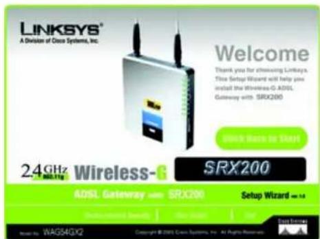 LINKSYS WAG54GX2 - Utilisation de l'assistant de configuration - 2