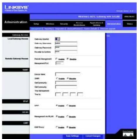 LINKSYS WAG54GX2 - „Gateway Access“ (Gateway-Zugriff) - 2