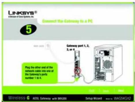 LINKSYS WAG54GX2 - Utilisation de l'assistant de configuration - 6