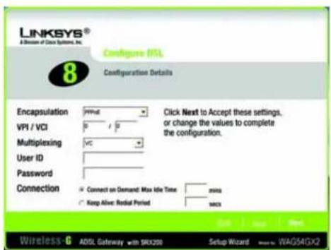 LINKSYS WAG54GX2 - PPPoE - 1