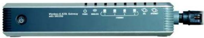 LINKSYS WAG54GX2 - LEDs on Side Panel - 1