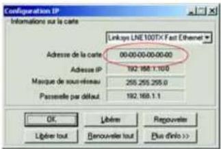 LINKSYS WAG54GX2 - Instructions pour Windows 98 ou Me - 3