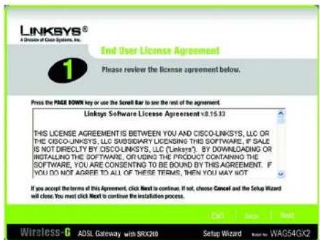 LINKSYS WAG54GX2 - Verwenden des Setup-Assistenten - 3