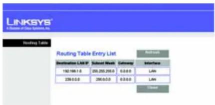 LINKSYS WAG54GX2 - Advanced Routing (Routage avancé) - 2