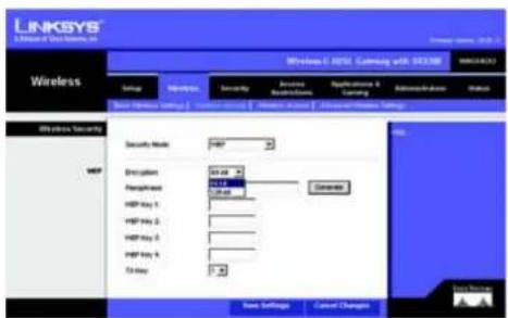 LINKSYS WAG54GX2 - WEP - 2