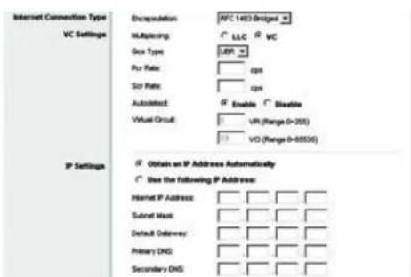 LINKSYS WAG54GX2 - Adresse IP statique - 1
