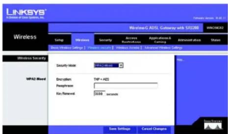 LINKSYS WAG54GX2 - „WPA Enterprise“ (WPA-Enterprise) - 1