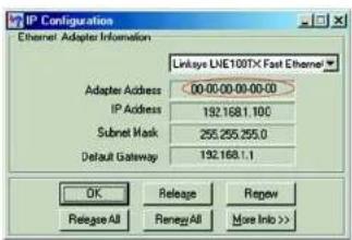 LINKSYS WAG54GX2 - Windows 98 or Me Instructions - 3