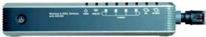 LINKSYS WAG54GX2 - Voyants du panneau latéral - 1