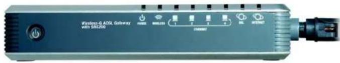 LINKSYS WAG54GX2 - LEDs an der Geräteseite - 1