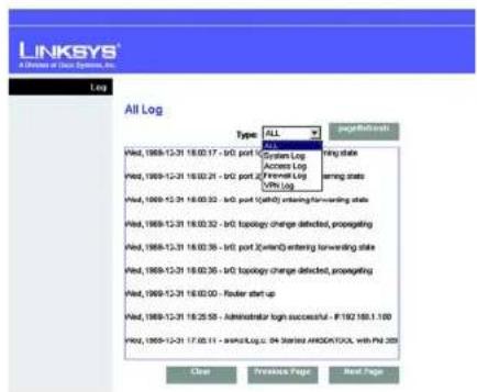 LINKSYS WAG54GX2 - Email Alerts - 2