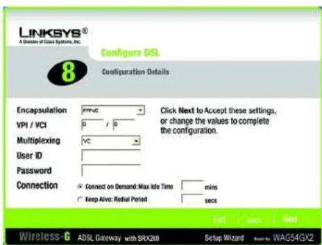LINKSYS WAG54GX2 - PPPoE - 1