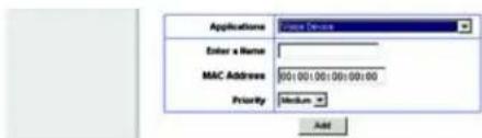 LINKSYS WAG54GX2 - Internet Access Priority (Priorité d'accès à Internet) - 4