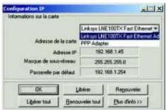 LINKSYS WAG54GX2 - Instructions pour Windows 98 ou Me - 2