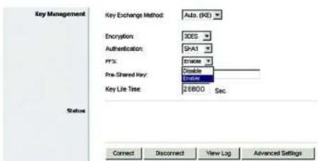 LINKSYS WAG54GX2 - VPN Tunnel - 3