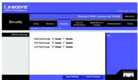 LINKSYS WAG54GX2 - Firewall (Pare-feu) - 2