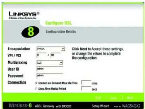 LINKSYS WAG54GX2 - PPPoA - 2