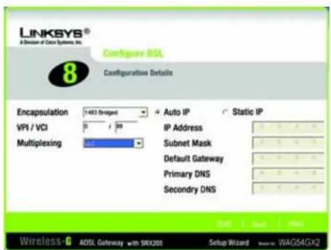 LINKSYS WAG54GX2 - Bridged - 2