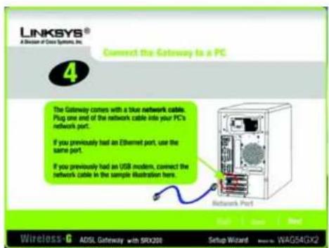 LINKSYS WAG54GX2 - Utilisation de l'assistant de configuration - 5