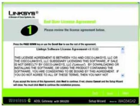LINKSYS WAG54GX2 - Utilisation de l'assistant de configuration - 3