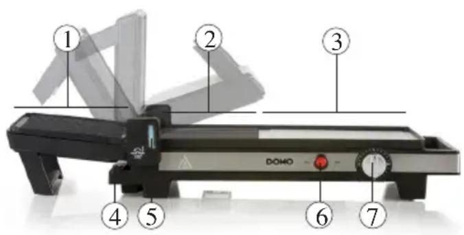 DOMO DO9238G - ONDERDELEN - 1