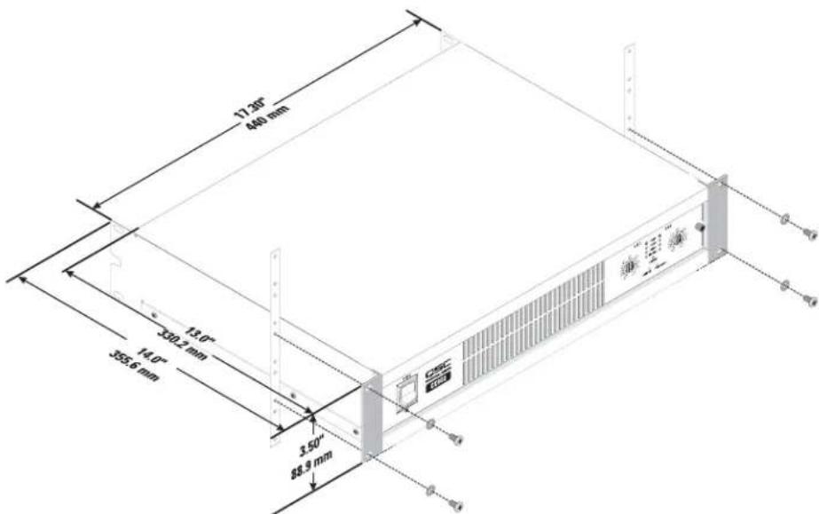QSC CX1202V - Montaje en bastidor - 1