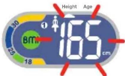 TEFAL Weight Watchers WZ7000F0 - 2/ Selectie van de lenghte (tussen 100 en 220~cm ): - 1
