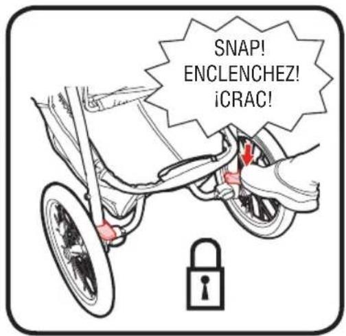 GRACO Modes Jogger 2.0 - Adjusting Shoulder Harness position • Réglage de la position du harnais d'épaules • Ajustar la posición del arnés para los hombros - 3