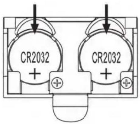 CR2032 + CR2032 +