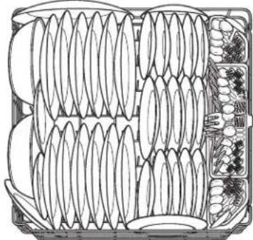 GE Profile PDW8480NSS - Loading place settings... - 4