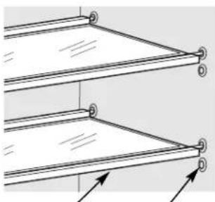 GE FCM15DAWH - Adjustable Shelves (Upright models) - 1
