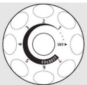GE FUM14DTRWH - Control de temperatura - 1