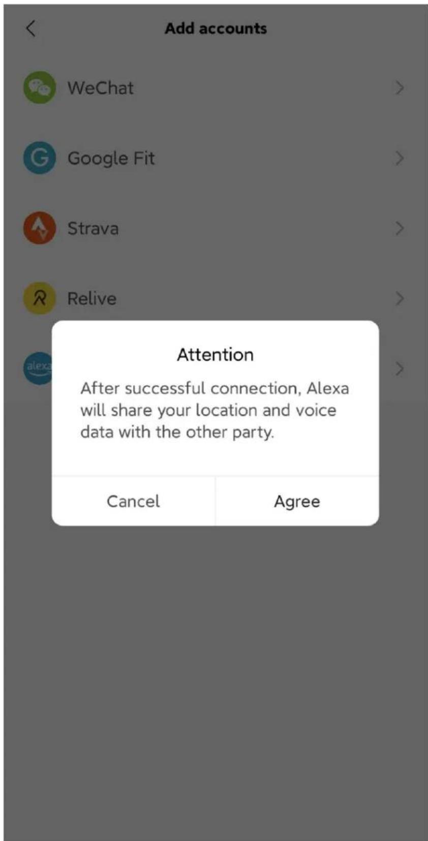 AMAZFIT GTS 3 - Add accounts - 11