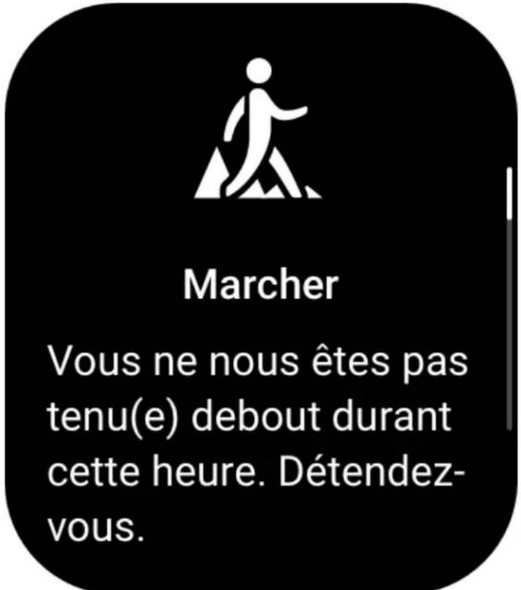 AMAZFIT GTS 3 - Rappel « Tenez-vousABOUT » - 1
