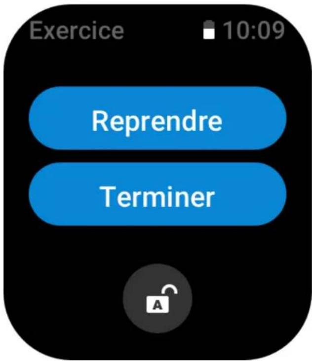 AMAZFIT GTS 3 - Changer de pagependant un entrainement - 1