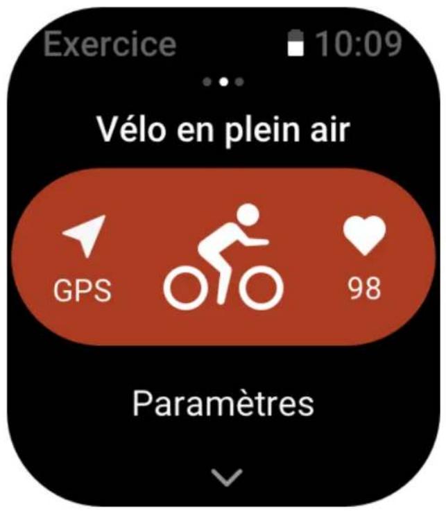 AMAZFIT GTS 3 - Commencer un entrainement - 1