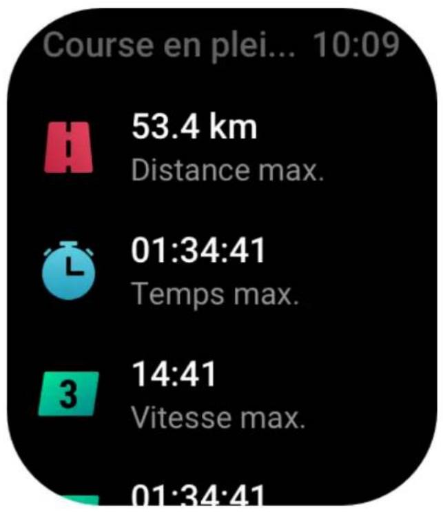 AMAZFIT GTS 3 - Données d'historique sur la montre - 3