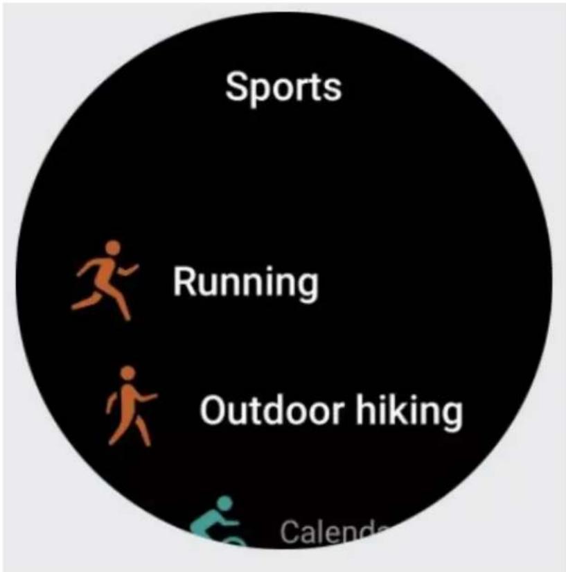 AMAZFIT GTS 3 - Sélectionner un entrainment - 1