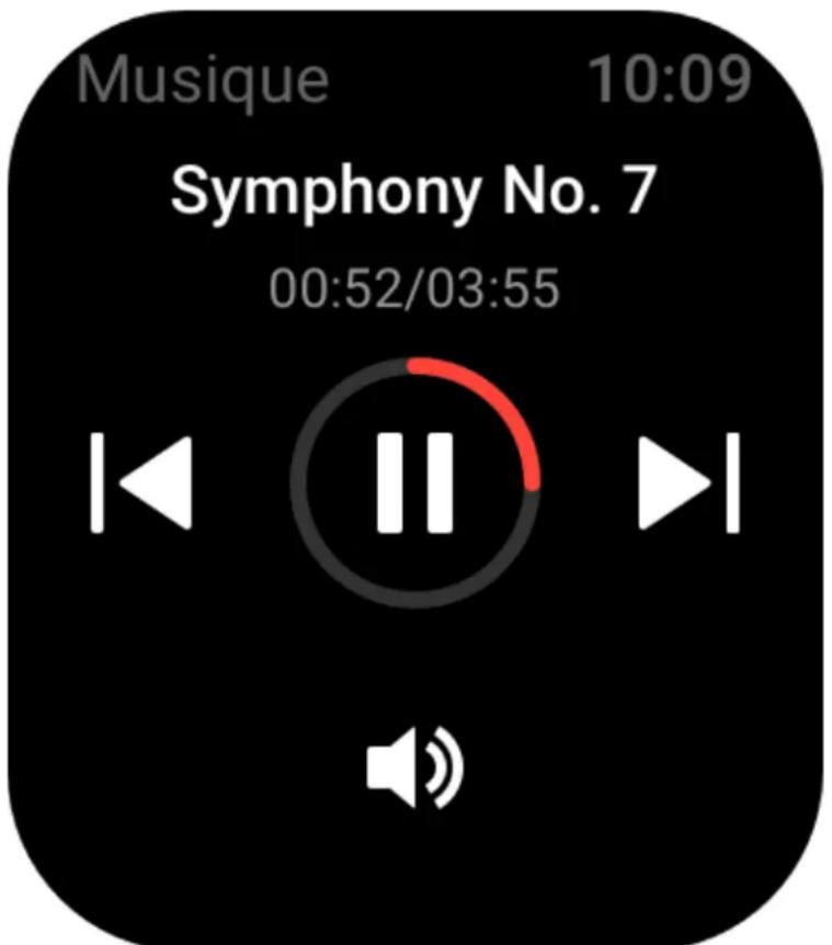 AMAZFIT GTS 3 - Contrôle de la musique - 1