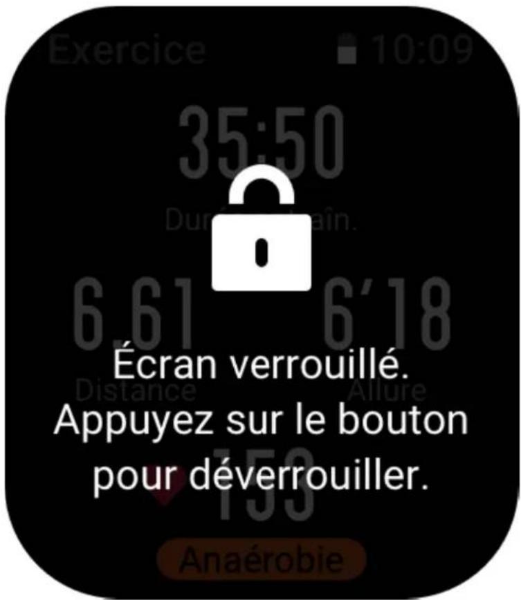 AMAZFIT GTS 3 - Changer de pagependant un entrainement - 4