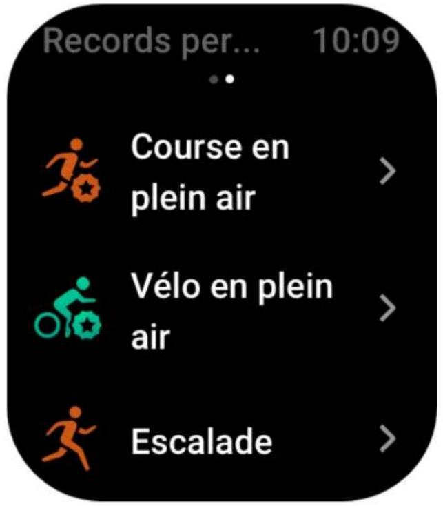 AMAZFIT GTS 3 - Données d'historique sur la montre - 2