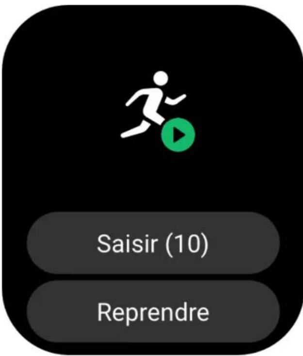 AMAZFIT GTS 3 - Identification automatique de l'entrainment - 1