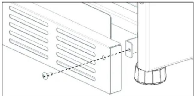 THERMADOR T24UR905RP - Bandeau de socle - 2