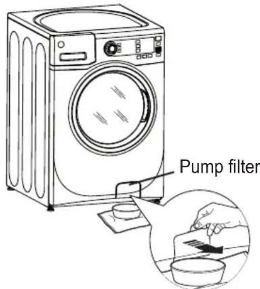 MIDEA MLH52S7AGS - CLEANING THE PUMP FILTER - 1