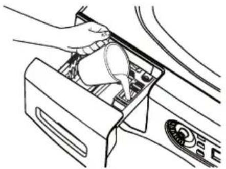 MIDEA MLH52S7AGS - Le compartment d'assouplissant - 1