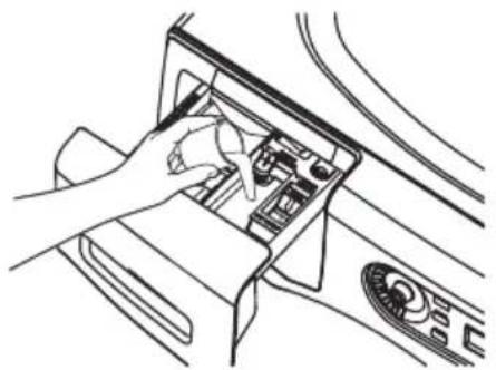 MIDEA MLH52S7AGS - Compartmento de liquido blanqueador - 2
