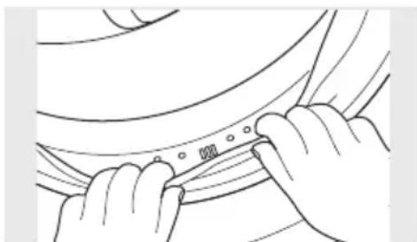 MIDEA MLH52S7AGS - CLEANING THE DOOR GASKET - 2