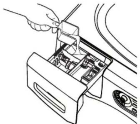 MIDEA MLH52S7AGS - Le compartment de prélavage - 1